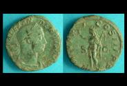 Ancient Coins - Severus Alexander, Sestertius, Sol with Whip Reverse