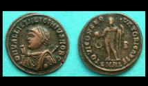 Ancient Coins - Licinius II, Mappa, Globe and Scepter Portrait, Alexandria, Rare 2