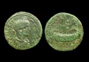 Ancient Coins - Thrace, Anchialus, Geta, Galley Reverse