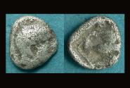 Ancient Coins - Ionia, Magnesia ad Maeandrum, AR Tetartemorion, Eagle Flying Reverse, RARE!