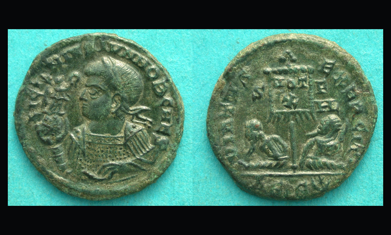 Licinius II, Siscia, Victory on Globe Portrait, Beautiful! | Roman