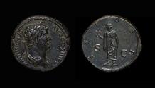 Ancient Coins - Hadrian Ae. sestertius