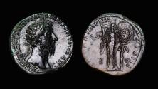 Ancient Coins - Marcus Aurelius Ae. sestertius