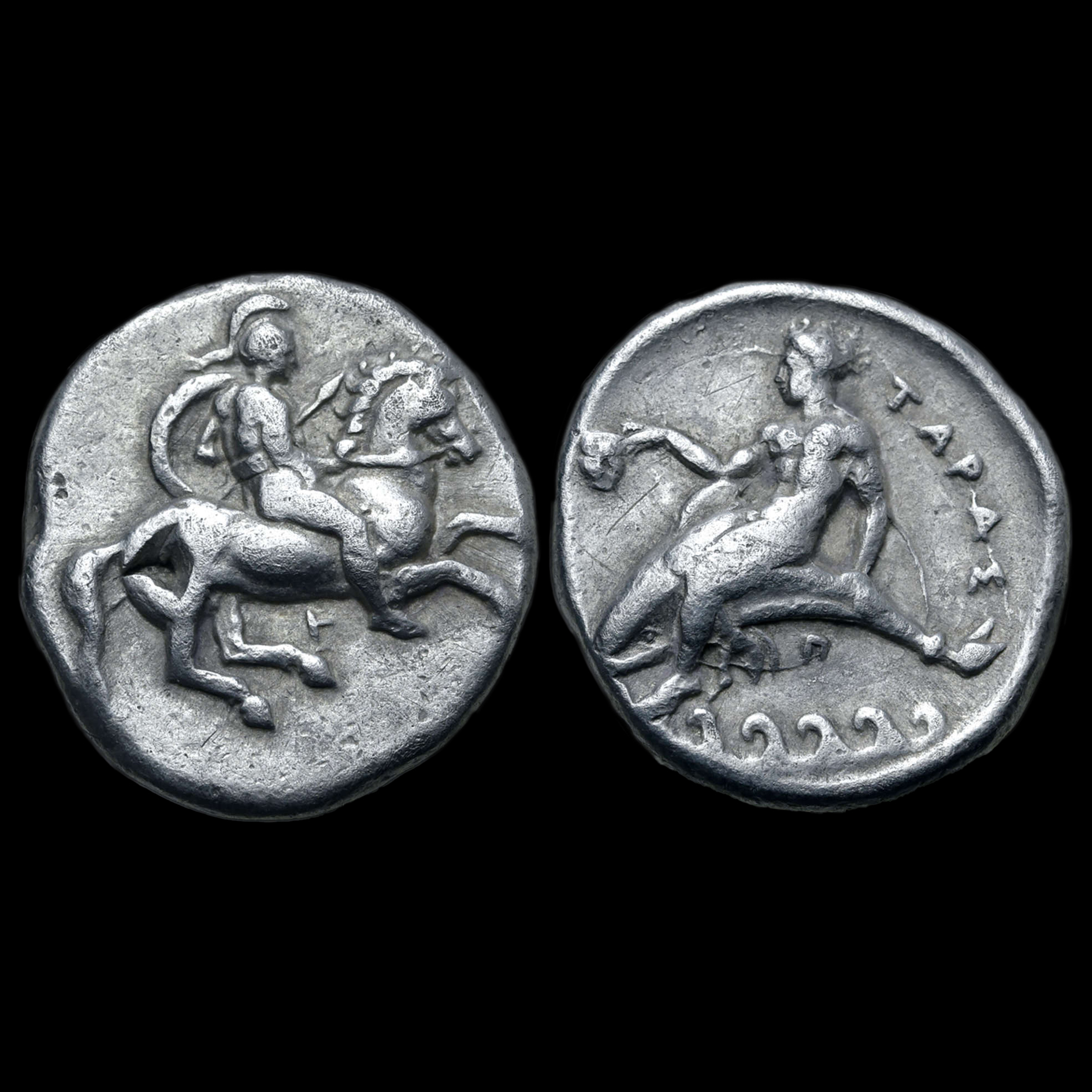 Calabria, Tarentum Ar. nomos | Greek Coins