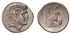 Ancient Coins - THRACE, MACEDONIAN. LYSIMACHOS. 305-281 BC. AR TETRADRACHM (30.5MM, 17.02 G, 12H)
