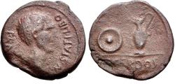 Ancient Coins - STATILIUS LIBO, prefect. Spain, Uncertain southern mint in Hispania. Cn. (Cnaeus) Statilius Libo. Prefect, circa 43-36 BC