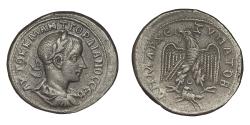Ancient Coins - GORDIAN III. 241-244 AD. ANTIOCH, ROMAN EMPIRE. BI-TETRADRACHM. 26MM 12.9G.