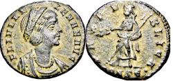 Ancient Coins - HELENA, Mother of Constantine I. Augusta, 324-328/30 AD. Æ Constantinople
