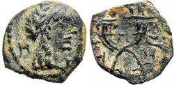 Ancient Coins - NABATAEA. Aretas IV. 9 BC-AD 40. Æ