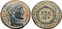 Ancient Coins - Constantine I Æ Nummus. Antioch, AD 327-328.  .