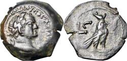 Ancient Coins - Egypt, Alexandria Vespasian, 69-79 Diobol circa 73-74 (year 6)
