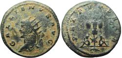 Ancient Coins - GALLIENUS, 253-268 AD. Silvered Æ Antoninianus .