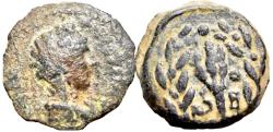 Ancient Coins - ARABIA, Bostra. Diva Faustina Senior. Died AD 140/1. Æ