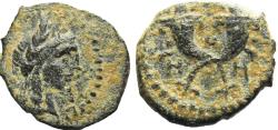 Ancient Coins - Nabataean Kingdom, Princess Phasael king Aretas IV daughter , 9 B.C. - 40 A.D. Æ. Unique and unpublished type