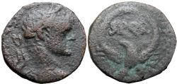 Ancient Coins - Judaea. Caesarea Maritima. Caracalla AD 198-217. Bronze Æ