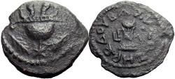 Ancient Coins - JUDAEA, Herodians. Herod I (the Great). 40-4 BCE. Æ Eight Prutot