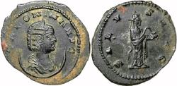 Ancient Coins - Salonina. Augusta, A.D. 254-268. AE antoninianus