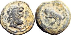 Ancient Coins - An attractive example of Nabataeans ! Jordan,  Aretas IV PB Tessera or Token
