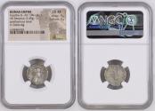 Ancient Coins - ROMAN EMPIRE AR Denarius Faustina Sr.,AD 138-140/1 NGC Ch XF Strike: 5/5 Surface: 5/5