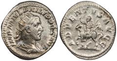 Ancient Coins - Philip I 244-249 A.D. Antoninianus Rome Mint VF