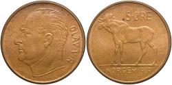 World Coins - NORWAY 1959 5 Ore