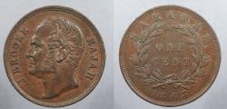 World Coins - SARAWAK: 1863 Cent