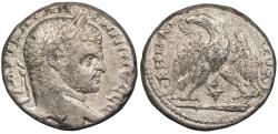 Ancient Coins - Phoenicia Tyre Caracalla 198-217 A.D. Tetradrachm VF