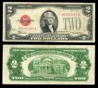 Us Coins - Legal Tender Note; Mule 1928-D 2 Dollars VF