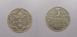 World Coins - DANZIG: 1923 5 Pfennig