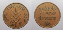 World Coins - PALESTINE: 1927 2 Mils