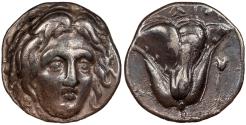 Ancient Coins - Islands off Caria Rhodes Rhodos ca. 305-275 B.C. Didrachm Good VF