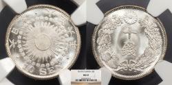 World Coins - JAPAN Yoshihito (Taisho) Yr. T6 (1917) 10 Sen NGC MS-67