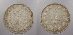 World Coins - FINLAND: 1865 2 Markkaa