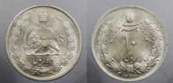 World Coins - IRAN: SH 1323/2 (1944) 10 Rials