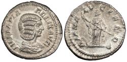 Ancient Coins - Julia Domna 196-211 A.D. Denarius Rome Mint Good VF