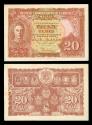 World Coins - MALAYA Board of Commissioners of Currency 1 July 1941 20 Cents EF