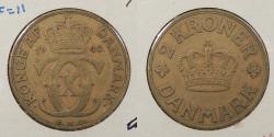 World Coins - DENMARK: 1940 2 Kroner