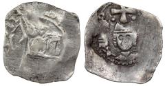 World Coins - AUSTRIA Friesach in Salzburg Archbishopric Eberhard II 1200-1246 Pfennig (Friesacher Pfennig) VF