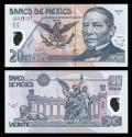 World Coins - MEXICO United States Banco de Mexico 17 May 2001 20 Pesos UNC