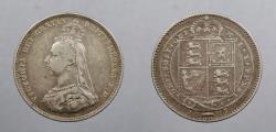 World Coins - GREAT BRITAIN: 1887 Victoria Shilling
