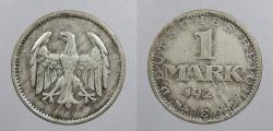 World Coins - GERMANY: Weimar Republic 1924-E Mark