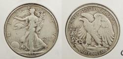 Us Coins - 1938-D Walking Liberty 50 Cents (Half Dollar)