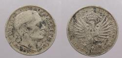 World Coins - ITALY: 1907-R Lira