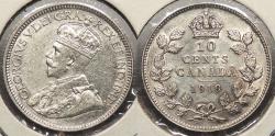 World Coins - CANADA: 1919 10 Cents