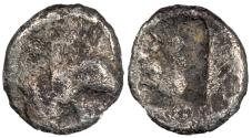 Ancient Coins - Ionia Teos ca. late 6th-early 5th Century B.C. Tetartemorion Fine