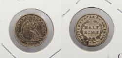 Us Coins - 1840 Seated Liberty; No Drapery 5 Cent (Silver)
