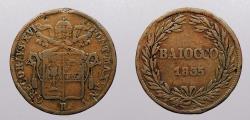 World Coins - ITALIAN STATES: Papal States 1835-R V Baiocco