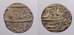 World Coins - INDIA: (AH 1145) Ry 10 (1733) Muhammad Shah Rupee