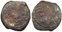Ancient Coins - Judaea Roman Procurators Marcus Ambibulus, under Augustus 9-12 A.D. Prutah Fine