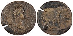 Ancient Coins - Domitian 81-96 A.D. Sestertius Rome Mint Good Fine
